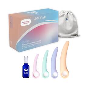 On 677070051081 Aeon Gentle Touch Premium Silicone 4-piece Curved Set For Pelvic Floor Wellne