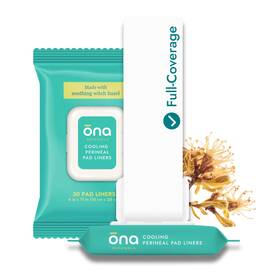 Onapliner30ct Ona Renewals Perineal Pad Panty Liners For 1 Count Pack Of Colorless
