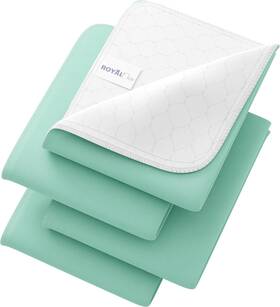 Onestop-stores 445043452493 Incontinence Bed Pads - 4 Pack 34 Inch X36 Reusable Waterproof Mattress Protectors