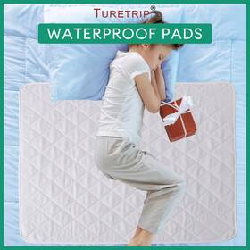 Onestop-stores 744110659412 Waterproof Incontinence Pads Absorbency Washable Underpads 3 Size Available Bed
