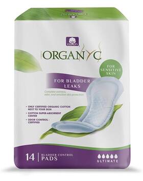 Organyc 016867013109 Light Incontinence Ultimate Pads 14 Count By Organyc 016867013109 Light Incontinence Ultimate Pads 14 Count By