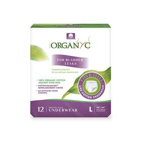 Organyc 016867013673 Bladder Control Underwear For Women - Organic Cotton Protective Under