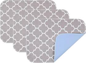 Bhma01338o Outcreator Washable Bed Pads 18 Inch X 24 Pack Of 18x24 3 Gray