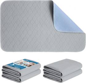 Bhma01516ogry003 Outcreator Incontinence Bed Pads 34 Inch X 56 34x56 Pack Of 4 Gray