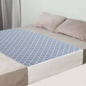 Outcreator Outbhma01340ogry0xl Saddle Style Bed Pad With Tuck-in Sides 34 Inch X 76 Reusable Incontinence Un