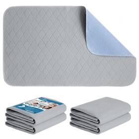 Outbhma01516-gry003 Outcreator Incontinence Bed Pads 34 Inch X 56 Pack Of 4 Mattress Protector Wate
