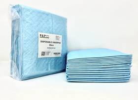P&p Medical Surgical 080119950991 Disposable Underpads 34 Inch X22 Incontinence Bed Covers Pads Pet Training Ultra