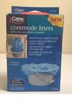 P709-00 Carex New Quart Disposable Commode Liners Ultra Absorbent Powder Count