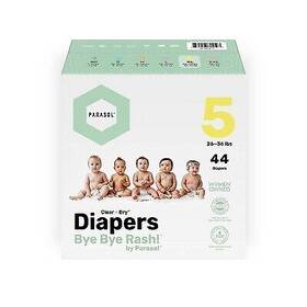 90471310 Parasol Clear Dry Natural Disposable Diapers - Size 5 44ct