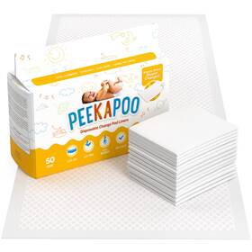 Pkp100 Peekapoo Disposable Changing Pad Liners 100 Pack Super Soft Ultra Absorbent And Wat