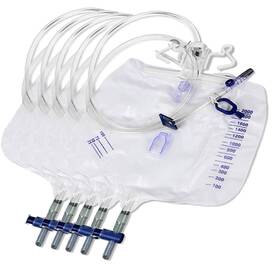 Pevor 192240486215 Drainage Bag Urine Collection With Anti-reflux Chamber Drain 48 Inch Drai