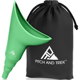 Pitch And Trek 860005995103 Female Urination Device Silicone Standing Pee Funnel With Discreet Carry Bag F