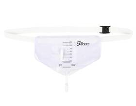 Bellg-3 Plceo Urine Collection Belly Bag 1000 Ml With Waist Belt For Urological Use