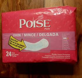 Poise 036000195309 Vintage 1998 Nos Pads Thin Light Absorbency 24 Count New Sealed