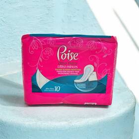 Poise 036000199093 Ultra Thins Pads Light Absorbency 10ct Incontinence Bladder Protection