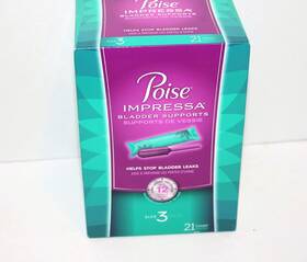 Poise 036000496208 Impressa Incontinence Bladder Control Support For Women 21 Count Size 3