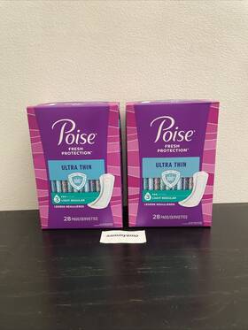 Poise 036000513936 Ultra Thin Postpartum Incontinence Pads - #3 Light Absorbency 28 X2. Box