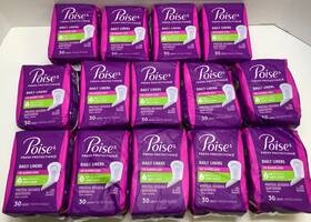 Poise 036000564853 Daily Liners 2 Drop Very Light Absorbency 420ct Disheveled