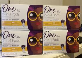10036000534532 Poise One By Pads With Wings 2-in-1 Regular 88 Count 4 Packs Of 22