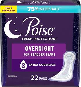 10036000549437 Poise Incontinence Pads And Postpartum 22 Count Pack Of 1
