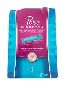 Nn900971a Poise Impressa Incontinence Bladder Supports Size 1 - 21 Count Sealed
