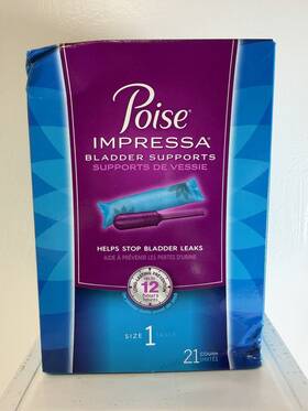 Nns05871a Poise Impressa Womens Bladder Supports Size 1 21 Count Disposable Up To 12hr
