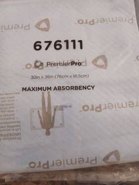 67611 Premier Pro Premium Quilted Ultra Underpads 30in X 36in Weight Capacity 375lbs