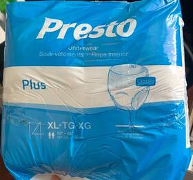 Abb01050 Presto Breathable Brief Value Plus Absorbency X-large 58ftft-68ftft Box 56