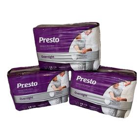 Aub44050 Presto Flex Right Overnight Briefs Pull On Underwear Small Medium 48 Ct