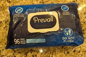 Prevail 090891127207 Adult Washcloths Softpack 96 Count