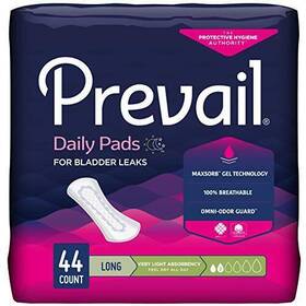Prevail 090891600823 Proven - Incontinence Bladder Control Pads Leak Very Light A