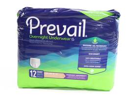 Pvx-514 Prevail 090891949137 Disposable Underwear Pull On With Tear Away Seams X-large 12 Ct
