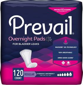 10090891946072 Prevail Proven - Incontinence Bladder Control 30 Count Pack Of 4 White