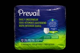 1499700 Prevail 2xl Adult Diapers / Underwear 68 80 Inch Waist Max Absorbency 12 Count New