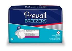 Prevail 772195505829 Breezers Incontinence Briefs Unisex Adult With Tabs Ult