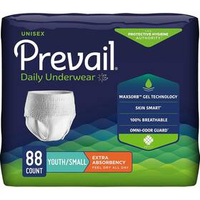 Prevail 796433836452 Unisex Incontinence Underwear Max Absorbency Small 88 Count Fast Ship