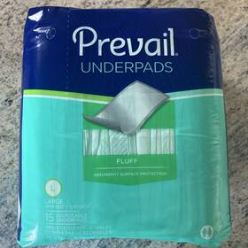 Prevail 850009894120 Fluff Underpads Large 23 Inch X 36 15 Ct