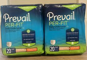 Pf-514 Prevail Pf-514/1 Disposable Underwear X-large 40 Count 2 Packages