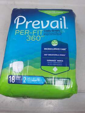 Pfng-013 Prevail Pfng-013/1 Incontinence Brief Breathable 18 Ct
