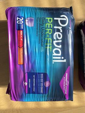 Prevail Pfw722520a Per-fit Extra Absorbency Underwear Medium Women 20 Count Odor Guard