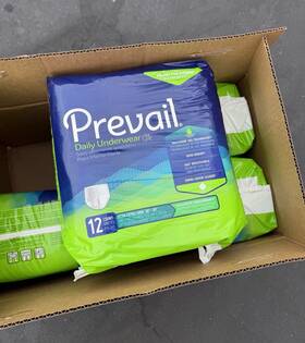 Pv-537 Prevail Daily Underwear Extra Large Disposable Maximum Absorbency 12 Count