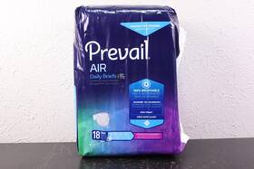 Pvbng-013ca Prevail Air Incontinence Brief Size 2 / Large Breathable 18 Ct