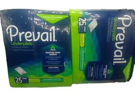 Up-150 Prevail Up-150/1 Total Care Disposable Underpad Fluff 23x36 Inch Two Packs 25 Pads Each