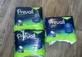 Up-150 Prevail Up-150/2 Total Care Disposable Underpad Fluff 23x36 Inch - 75 Pads