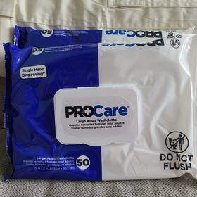 Crw-050 Procare 090891127139 10 Packs Adult Washcloth 50/pks 500 Total 12 Inch X 8 Soft Pack