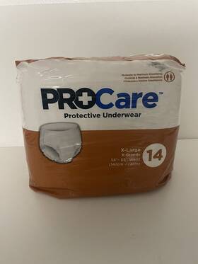 Procare 090891246496 14 Adult Protective Underwear Xl