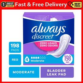 Procter & Gamble 744759217783 Always Discreet Adult Incontinence Pads For Women