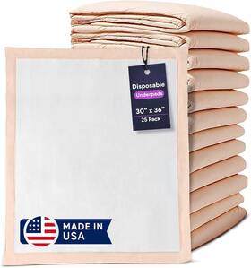 Phup425-25 Proheal Premium Disposable Chucks Underpads 25 Pack 30 Inch X 30x36 Of