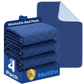 Pronior 726754813771 Incontinence Bed Pads Washable Waterproof Mattress Protector 4-layer
