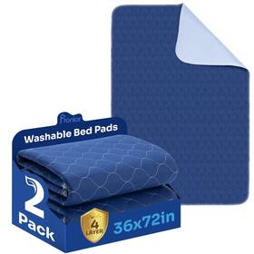 Pronior 726754813818 Incontinence Bed Pads Washable Waterproof Mattress Protector 4-layer